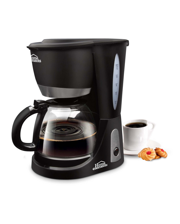 Cafetera Electrica 12 Tazas Mod He 7031 A Home Elements