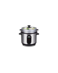 Olla Arrocera 1,8 Lts Acero Inox Con Vaporera Nm Heoa-18Ss