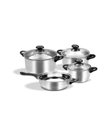 Bateria 7 Pzas  Acero Inox T/V Home Elements