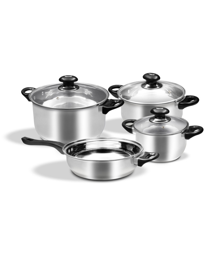 Bateria 7 Pzas  Acero Inox T/V Home Elements