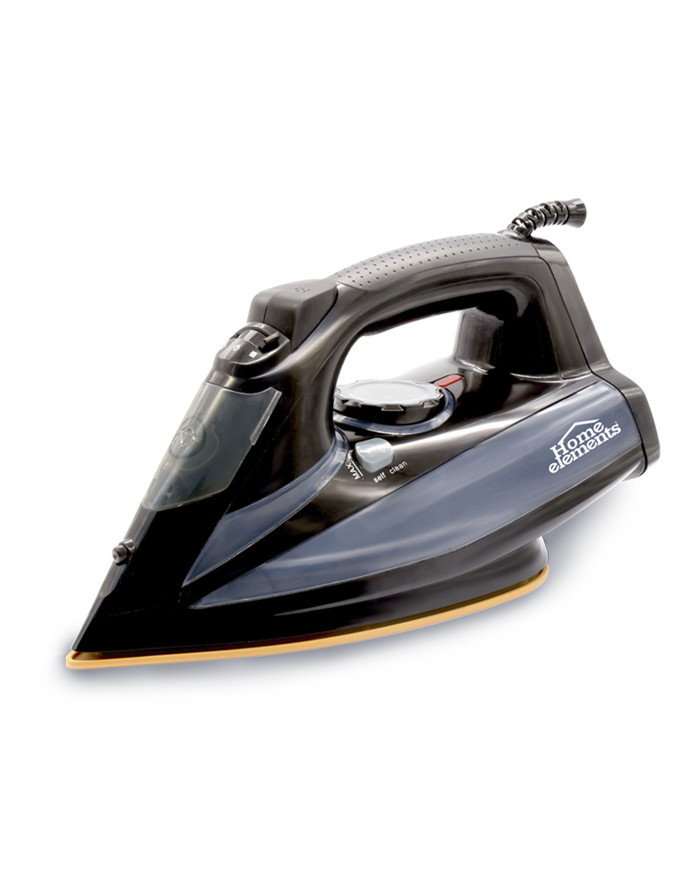 Plancha Vapor Negra Suela Ceramica Cobre Pl-281