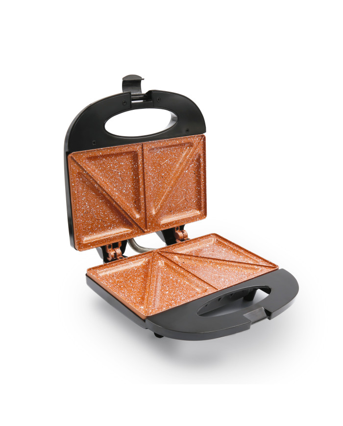 Sanduchera Sm117N Negra Plato Sandwich Copper He