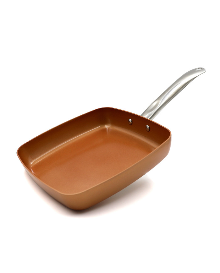 Sarten Cuadrado 24 Cm Cobre