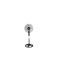 Ventilador Pedestal 18P Maxi Flow 6 Aspas Rejmet 85W Negro