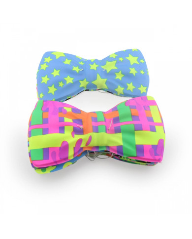 Corbatín Neón Impreso X 12